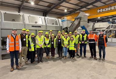 The GB Potatoes Industry Development Programme cohort during a visit to Haith