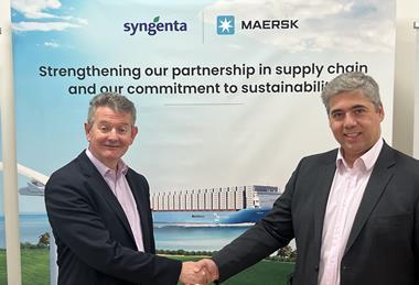 Mike Hollands Syngenta (left) and Dimitris Armenakis Maersk