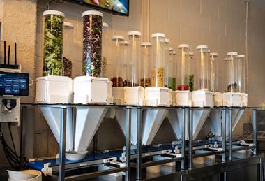 The robotic salad bar