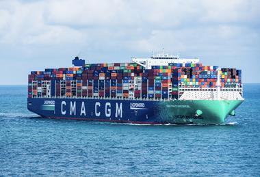 CMA CGM Concorde LNG powered container vessel MUST CREDIT Mariusz - Adobe Stock