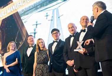 Barfoots received the award from Mark Durden-Smith