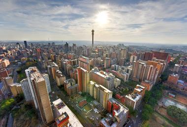 Johannesburg from above Adobe