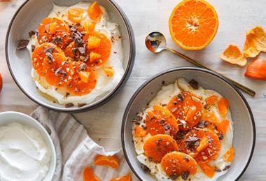 United Fresh Whipped Ricotta Cream with Mandarin