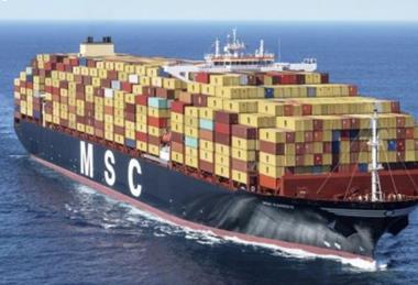 MSC containership