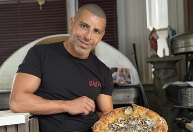 Daniel Semrani gigis pizza Australian Mushrooms Hort Innovation