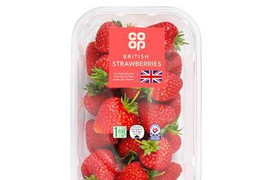 Co-op British strawberries
