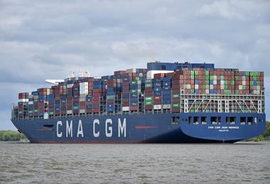 CMA CGM container ship MUST CREDIT dieter76 - Adobe Stock
