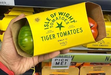 M&S has a new co-branded range with Isle of Wight Tomatoes