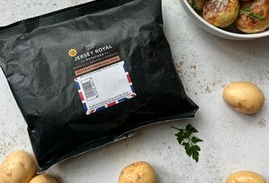 M&S has new packaging for its Jersey Royals