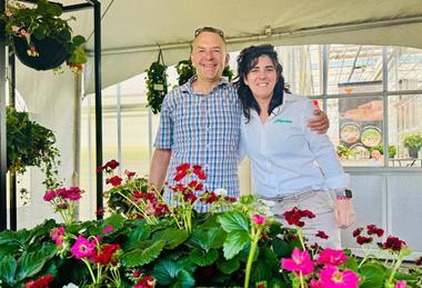 Hans Liekens y Paula Crespo