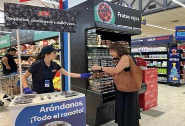 Chilean blueberry promotion