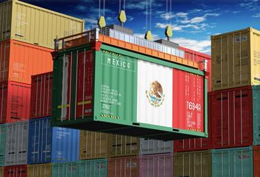 Mexico trade container Adobe Stock
