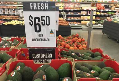Australian Hass avocados