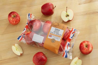 Tesco bought over 29,000 tonnes of British apples between September 2025 and May 2026