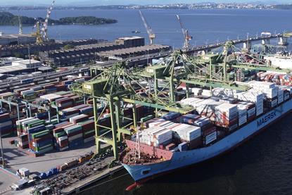 ICTSI Rio Brasil Terminal at the Port of Rio de Janeiro