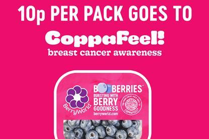 The limited-edition blueberry packs will be stocked throughout October and November