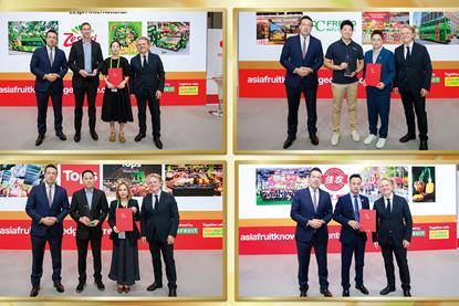 Asia Fruit Award winners