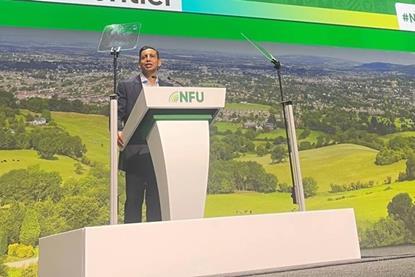 Tesco CEO Ashwin Prasad at the NFU Conference 2026