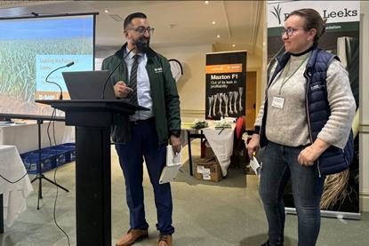 BASF Nunhems' Naz Ahmed and Ann Demeulenaere