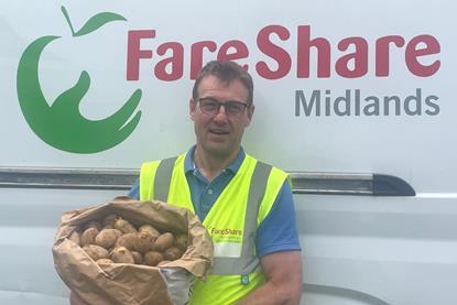 Albert Bartlett works closely with FareShare