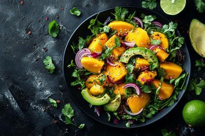 Adobe stock avos and mangoes