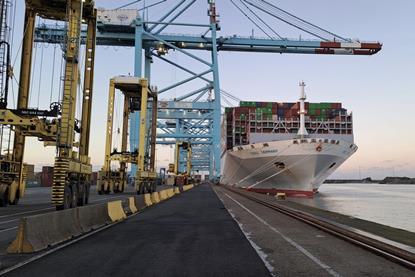 OOCL container ship Port of Antwerp-Bruges