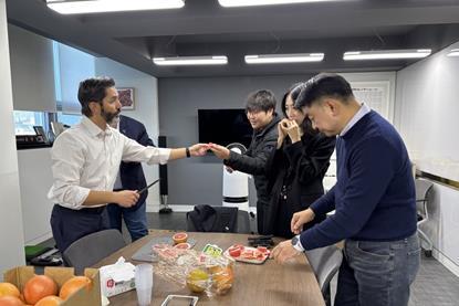 Texas grapefruit mission to Korea tastings