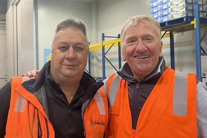 (l-r) Shane Schnitzler of Produce Time and chairman of Fresh State with Gary Marshall chairman of Covent Garden Tenants Association