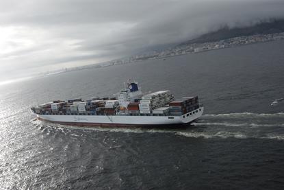 Safmarine vessel Cape Town