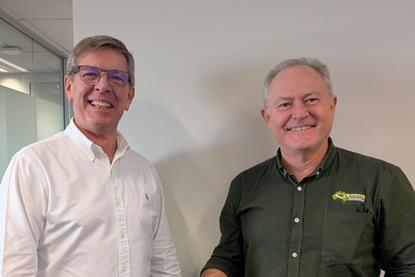 Milton Bazley (left) and John Tyas (right)