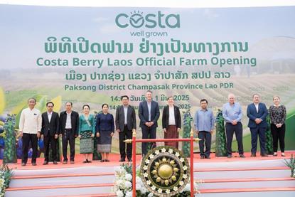 Costa Berry Project Laos ribbon cuttting