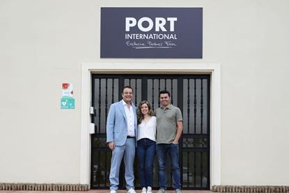 Port International Agromartin l-r Philippe Peiró, Victoria Martín, and Jose Antonio Martín