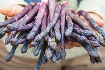 Tesco New Forest Fruit purple asparagus