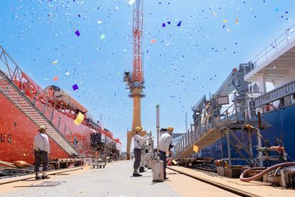 Cool Carrier Snow Flake ceremony 15
