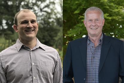 Frutura's VP Sustainability, Jesse Last, left, and CEO David Krause