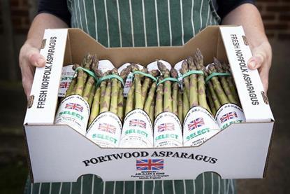 The Allen family produces around 250 tonnes of asparagus a year