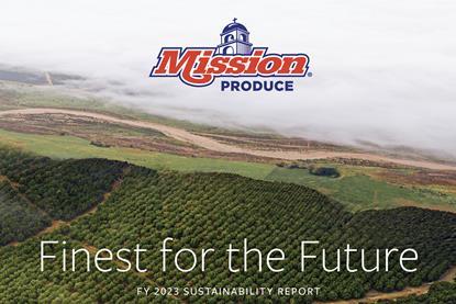 Mission Produce Sustainability 2023 report front cover