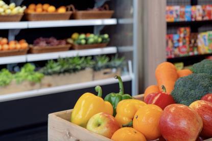 Convenience store fresh produce
