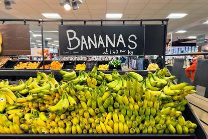 Prominent fruit and veg displays encourage healthy eating