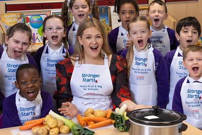 Chef Poppy O'Toole is working with the Tesco initiative