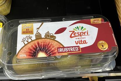 NZ RubyRed kiwifruit Zespri