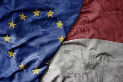EU Indonesia flags money watermark Adobe Stock