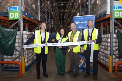 Mairi Gougeon (second left) cuts the ribbon