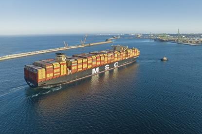 MSC-Schiff