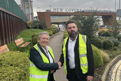 Robert McAuliffe with CGMA chair Wanda Goldwag