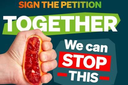 The petition warns that chefs and their businesses will face pressure from the proposed reset