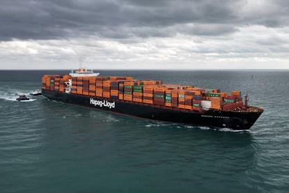 Hapag-Lloyd Bremen Express container ship MUST CREDIT be free - Adobe Stock