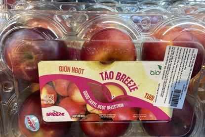 Freshco Breeze apples in Vietnam