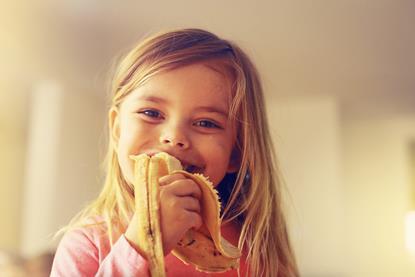 Fyffes consumer survey girl eating banana