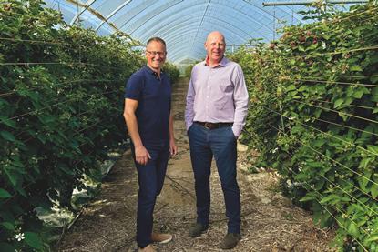 Liam Bresitz (left) with Pieter van Egmond